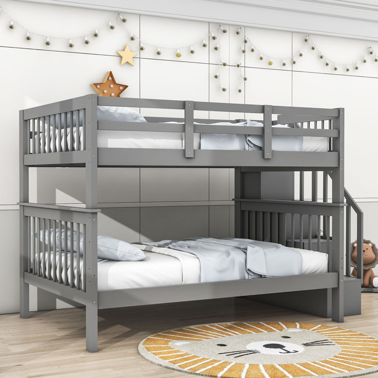 Viv Rae Kemper Kids Full Over Full Bunk Bed Reviews Wayfair